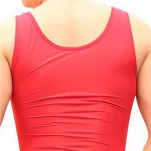 Men’s High Elasticity See-through Tight-fitting One-piece Fitness Vest