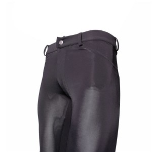 Foot pants, silk cotton slim casual pants, Korean version of trendy men’s feet, high elastic ice silk tights
