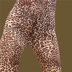 Sexy Leopard Print Full body One-piece Tight-fitting Slim-fit Bodysuit