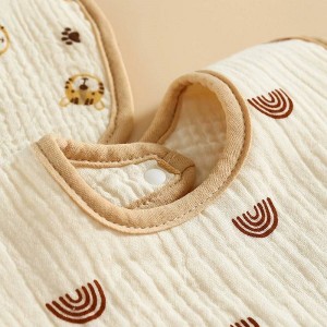 JollyJoey Baby Cotton Donut Spit Towel Baby Anti-vomiting Bib