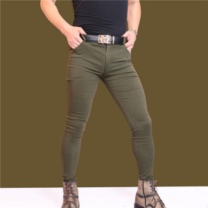 Men’s jeans business casual pants slim stretch pencil pants in summer Description