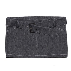 Sexy Ladies Denim Belt Shorts Mini Bag Hip Skirt