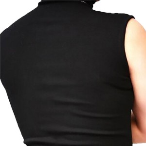 Spring and summer new Korean sleeveless turtleneck tight vest va va voom slim bottoming shirt