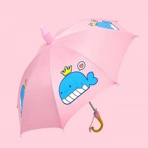 JollyJoey Children’s Cartoon Umbrella with Vinyl Sunshade with Waterproof Cover