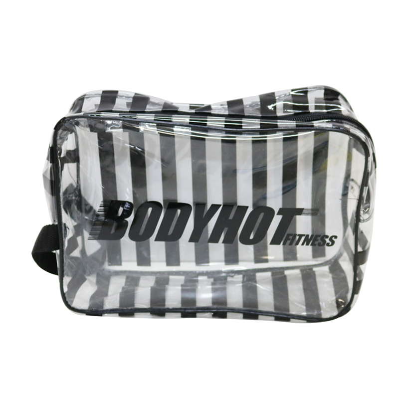 Clear Makeup Bag, Transparent Cosmetic Organizer Pouches, Waterproof and Draining Clear Travel Bags for Toiletries Featured Image