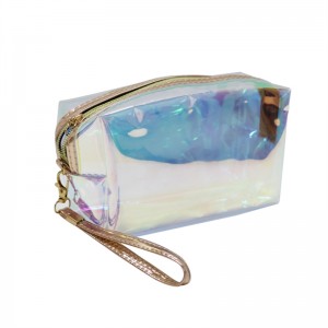 Portable Waterproof PVC Holographic Makeup Bag