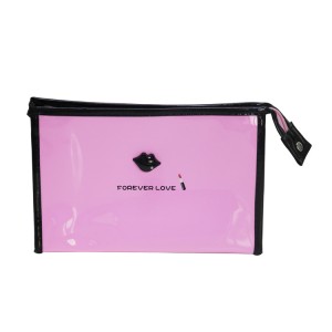 Travel Beauty Zipper PU Cosmetic Bag