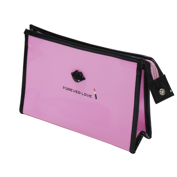 Travel Beauty Zipper PU Cosmetic Bag Featured Image
