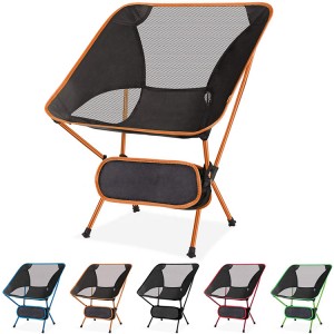 AJ Factory Wholesale Outdoor Portable Picnic Fishing Lightweight Folding Camping Moon Chair