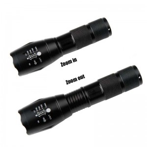 Supply OEM High Power Portable Zoomable USB Rechargeable Waterproof Portable LED Tactical Flashlights