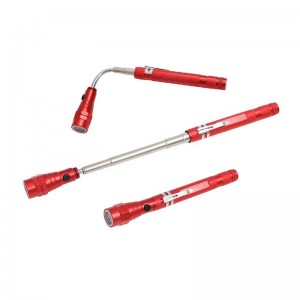 Aamzon Hot Sale Telescopic Magnetic Pick Up Tool with Flashlight