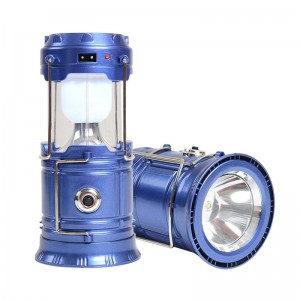 Cheap Outdoor Portable Multifunctional echargeable LED solar Camping Lantern