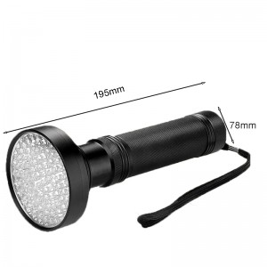 395nm 100 LED Portable UV Flashlight for Dectection