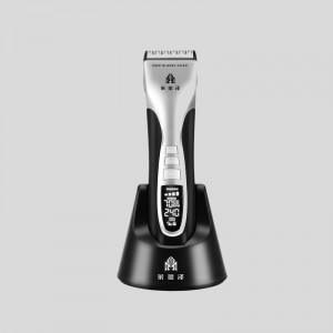 Factory  China Durable Haircut Transparent Electric LCD Display Hair Clipper