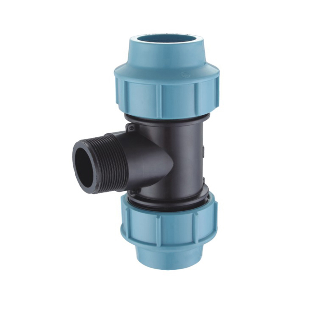 A-type PP Compression Fitting XF2011A MALE TEE