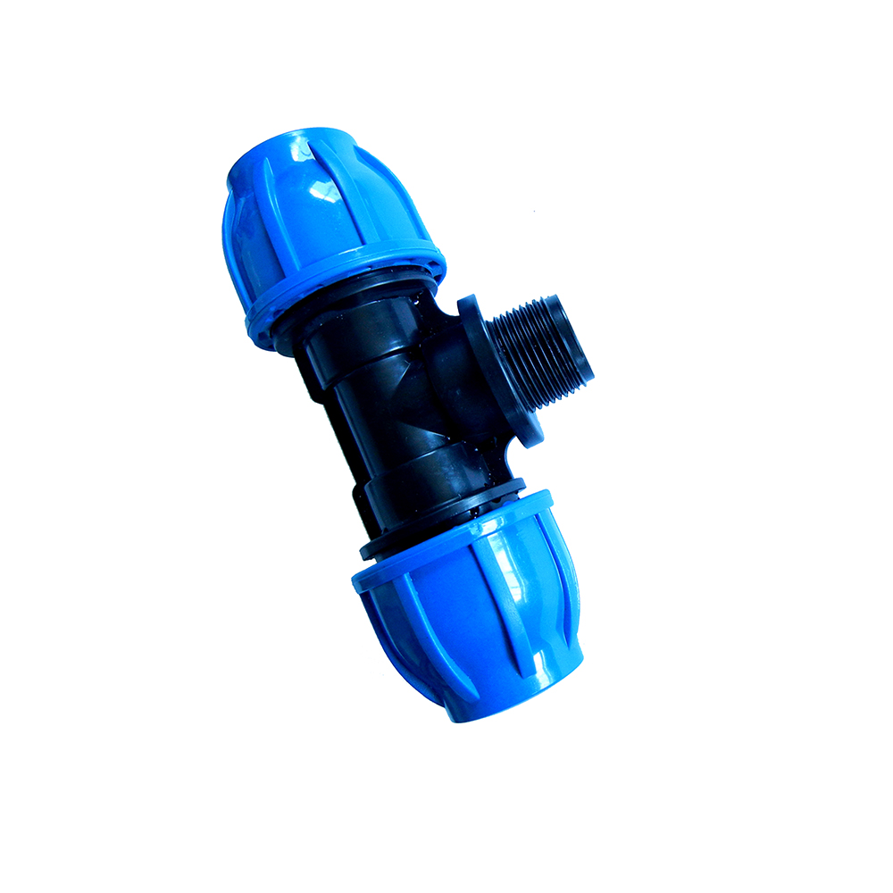C-type PP Compression Fittings  XF2011C MALE TEE