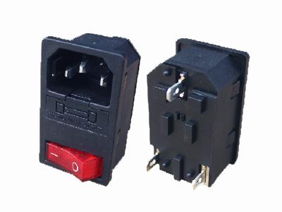 C14 AC power socket+Fuse+Switch  KLS1-AS-303-11