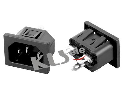 AC power socket C14   KLS1-AS-301-6