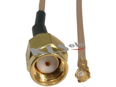 RF Cable For SMA Plug Female Straight  To U.FL  KLS1-RFCA04
