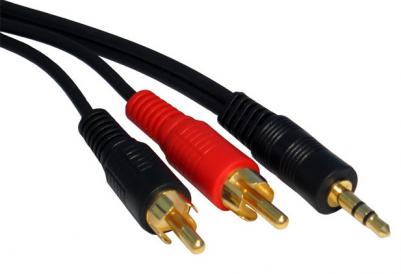 audio Adaptor Cable (Stereo Plug To RCA Plug)   KLS17-SRP-05