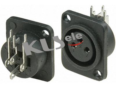 XLR Socket Connector  KLS1-XLR-S03