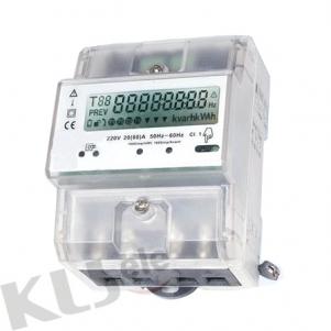 DIN-rail Energy Meter (Single phase,4 module, multi-tariff meter)  KLS11-DMS-005A