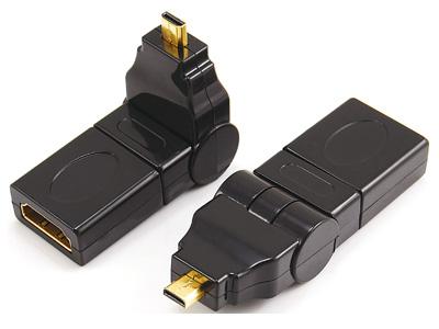 Micro HDMI male to HDMI A female adaptor,rotating 360?  KLS1-11-002