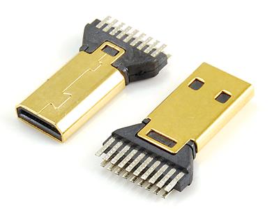 Micro HDMI D male,Splint type  KLS1-L-001
