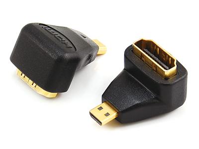 HDMI micro male to HDMI A female adaptor,90? angle type  KLS1-11-P-001A