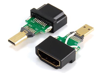 HDMI A female to,HDMI micro male,adaptor  KLS1-A-P-005