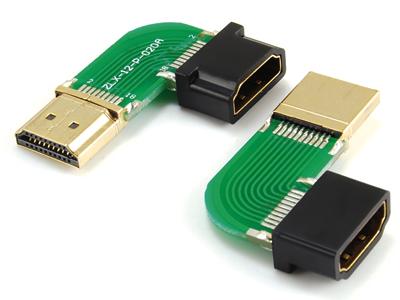 HDMI A male to HDMI A female adaptor,270˚ angle type KLS1-A-P-025