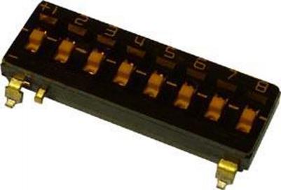 2.54mm Tri-state DIP Switch SMD type  KLS7-EM