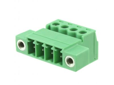 3.81mm Male/Female Pluggable PCB terminal block With Fixed hole  KLS2-EDGN-3.81