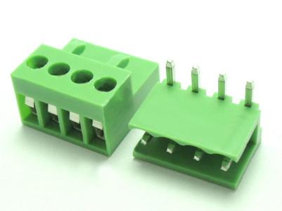 3.96mm Female Pluggable PCB terminal block Right Angle Pin  KLS2-EDR-3.96