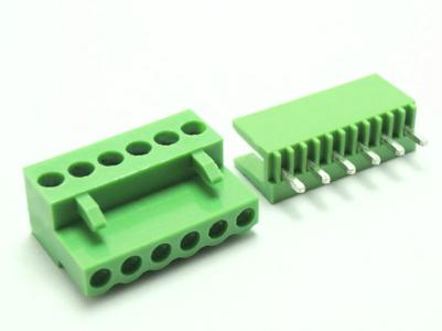 3.96mm Female Pluggable PCB terminal block Straight Pin  KLS2-EDV-3.96
