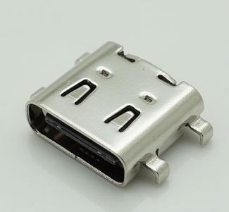 16P SMD Mid mount L=7.96mm USB 3.1 type C connector female socket  KLS1-5462