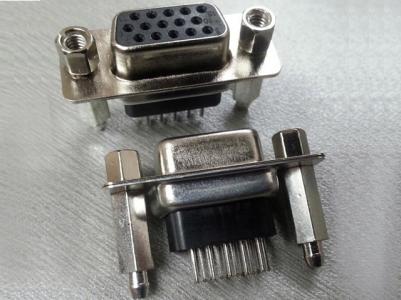 HDP 3 Row D-SUB Connector,PCB Type,15P 26P 44P 62p Male Female  KLS1-172 & KLS1-172B & KLS1-172C