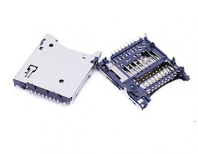 Micro SD 4.0 card connector push push  KLS1-SD4.0-004