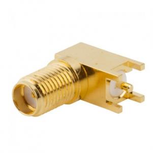 PCB Mount SMA Connector Right Angle (Jack,Female,50