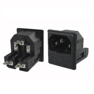C14 AC power socket+Fuse  KLS1-AS-301-17