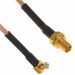 RF Cable For MCX Plug Male Straight To MCX Plug Male Right  KLS1-RFCA13