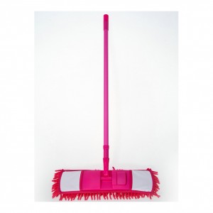 Flat Mop,Flat Dust Cleaning Mop with 4 colors chosing Microfiber Mop Heads for Hosdehold Floor Cleaning
