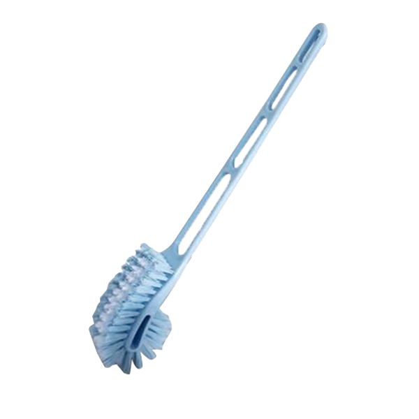Toilet Brush Soft Bristle Strong Bristles Good Grips Hideaway Compact Long  Brush for Bathroom Toilet The Rim Bowl Brush Pure Clean Featured Image