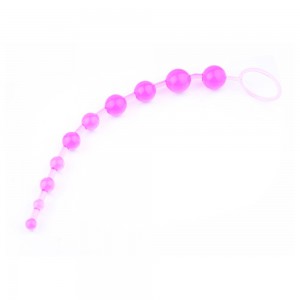 10 Beads Jelly Orgasm Vagina Anal Stimulator Butt Beads