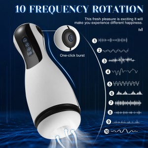 Eelectric Oral Sex Toy with 3 sucking mode Male Masturbator Cup
