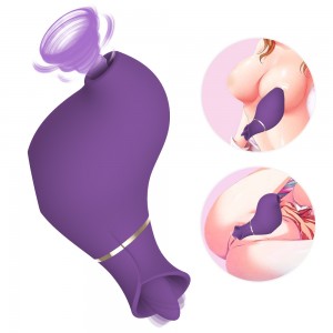 10 Frequency Tongue Licking + Sucking Vibrator Toy For Women