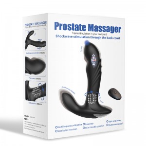 Remote 7 Vibrations Thrusting Anal Vibrator Prostate Massagger for Men
