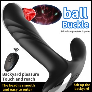 Remote 7 Vibrations Thrusting Anal Vibrator Prostate Massagger for Men