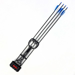 4 Arrow Bow Quiver for Archery Universal Hunting Quiver Quick Detach Quiver Arrow Holder for Compound Bow Broadheads