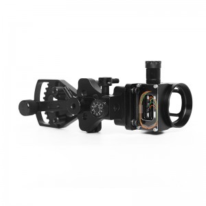 High Precision 5-Pin Lever Compound Bow Sight with Rheostat Light
